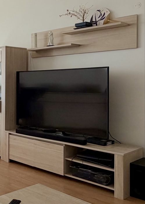 Móvel TV + Prateleira de parede MAISON ET STYLES Ref. MARLON