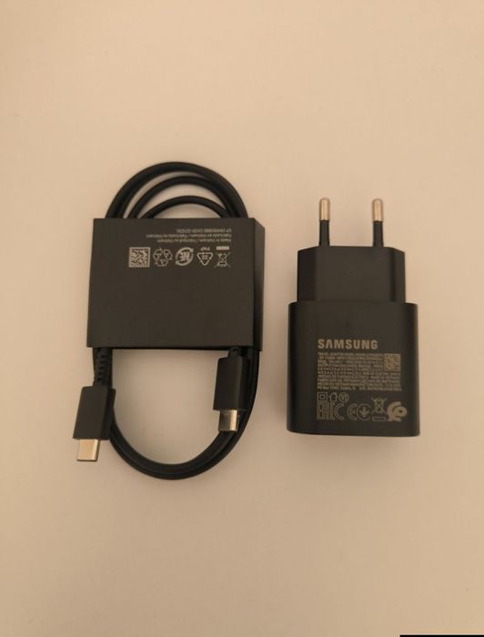NOWY ZESTAW Oryginalna Ładowarka 25W Samsung do telefonu + kabel USB-C