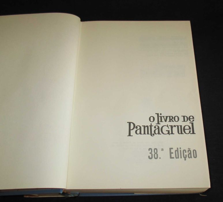 Livro Pantagruel Bertha Rosa-Limpo 38ª edição