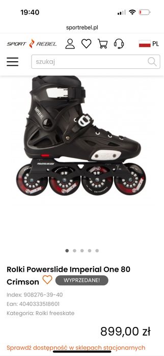 Rolki Powerslide Warszawa Ochota • OLX.pl