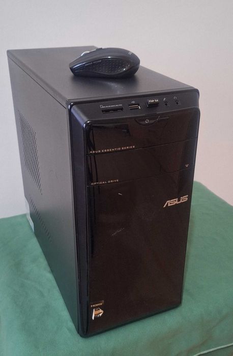 ASUS komputer PC AMD A8-6500 monitor zestaw