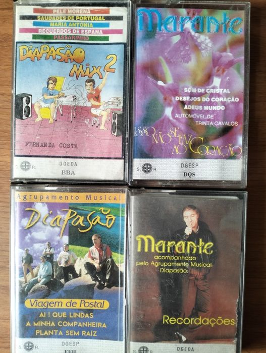 Antigas K7's Diapasão/Marante