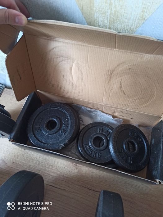 Hantle para 2x12kg