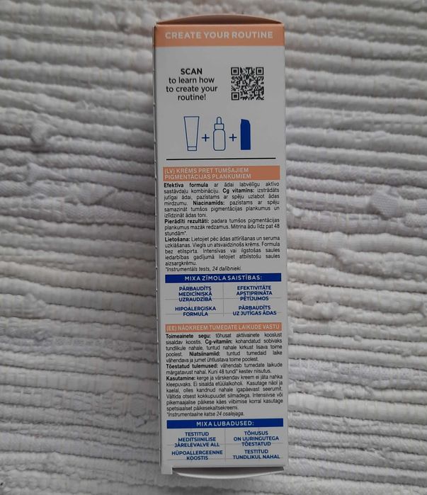 MIXA Krem do twarzy z witaminą C Przeciw Przebarwieniom, 50 ml