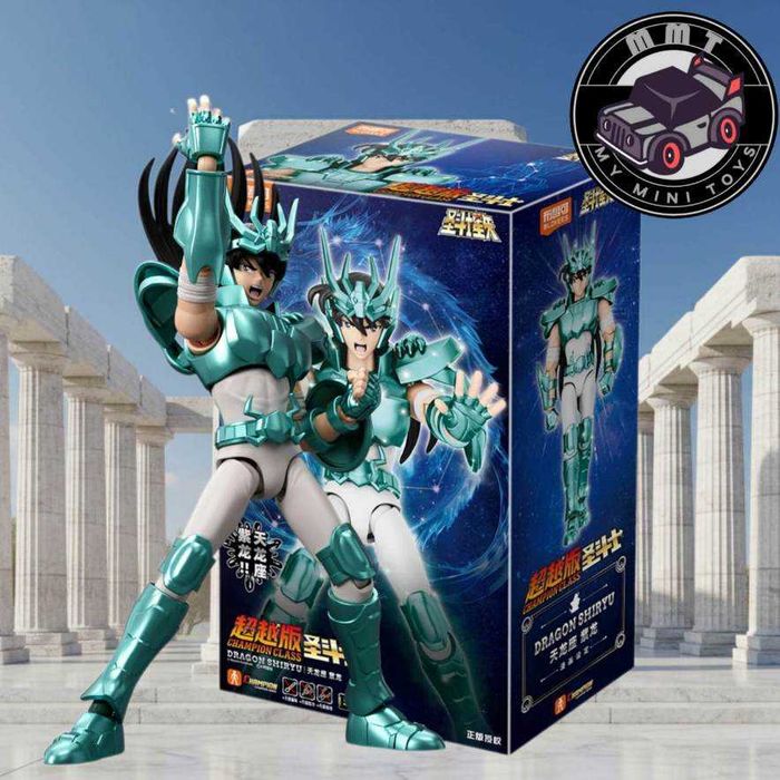 Figura articulada Saint Seiya Bronze Saint Shiryu de Dragão Blokees Champion Class para montar