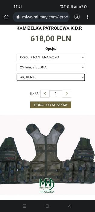 Kamizelka taktyczna MIWO KDP wz.93 Kłomnice • OLX.pl