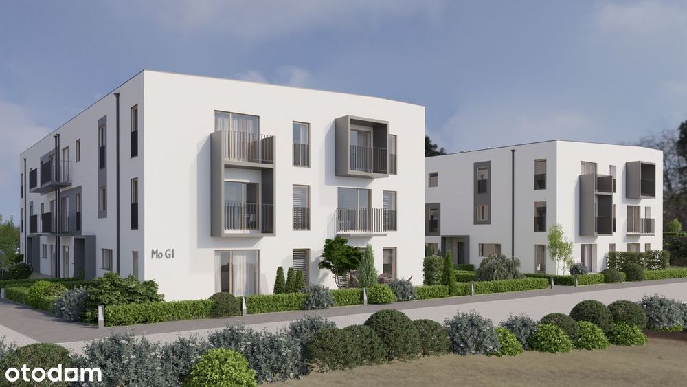 NOWE mieszkanie z ogródkiem Mogilno / 42,2 m² + ogródek 28,8 m²