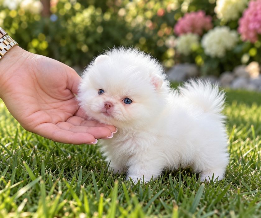 Pomeranian mini boo dziewczynka