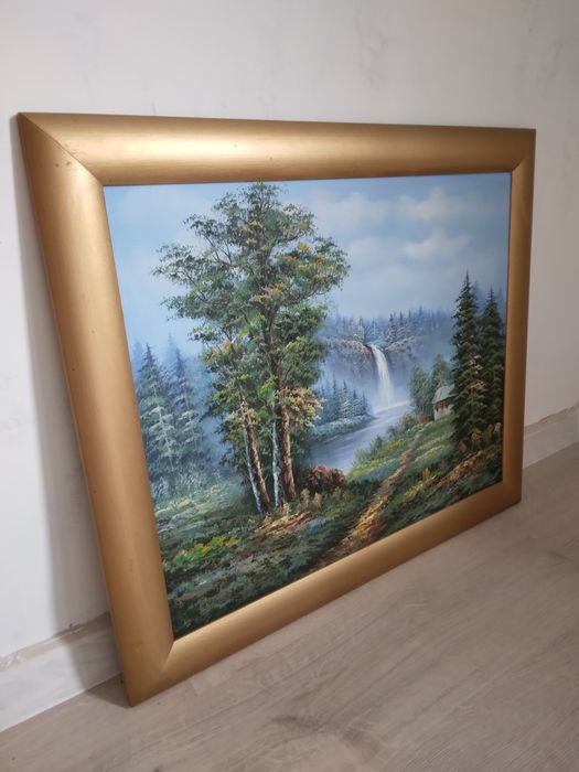 Obraz na płótnie ok.70x60 cm. OKAZJA!