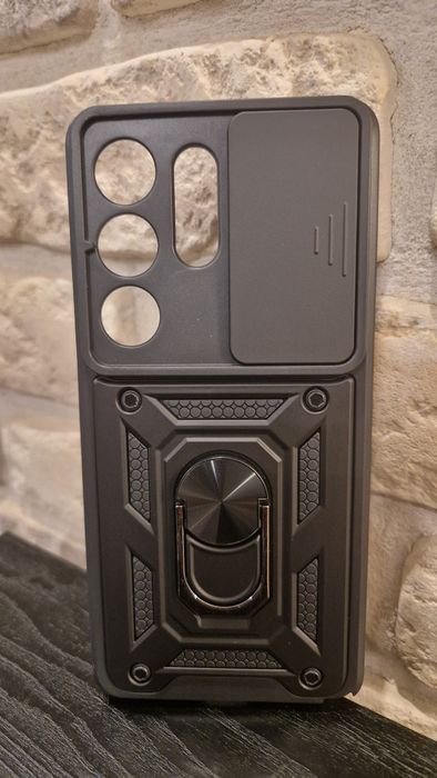 Slide Camera Armor Case do Samsung Galaxy S26 Ultra Czarny