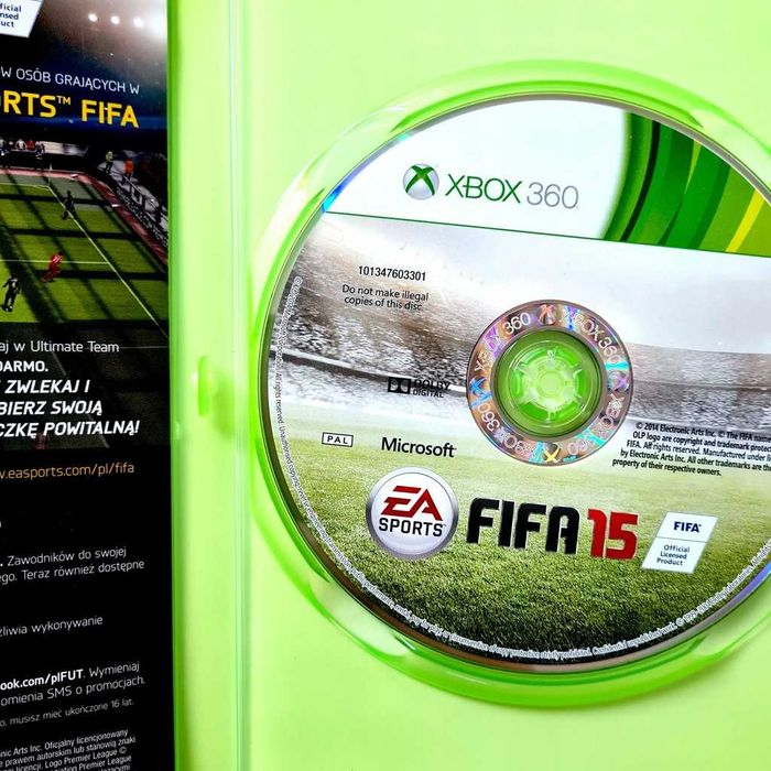 Fifa 15 PL Polski Komentarz Xbox 360 Dubbing 2015 Piłka Nożna