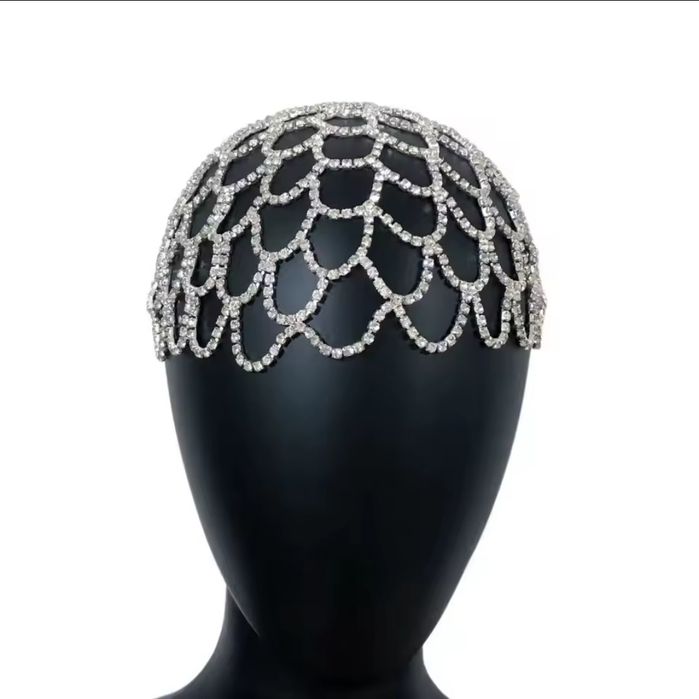 Украшение на голову волосы шапка шапочка с камней