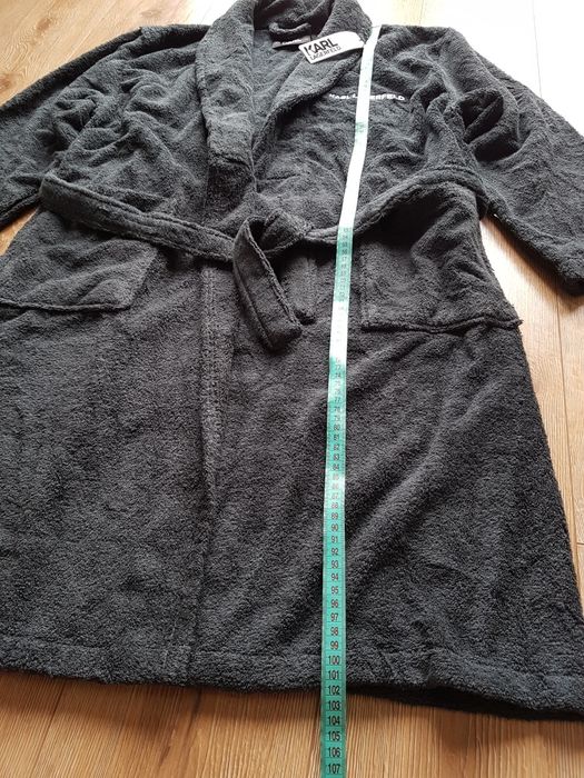 S / M Karl Lagerfeld szlafrok frotte 100% cotton made in Portugalia