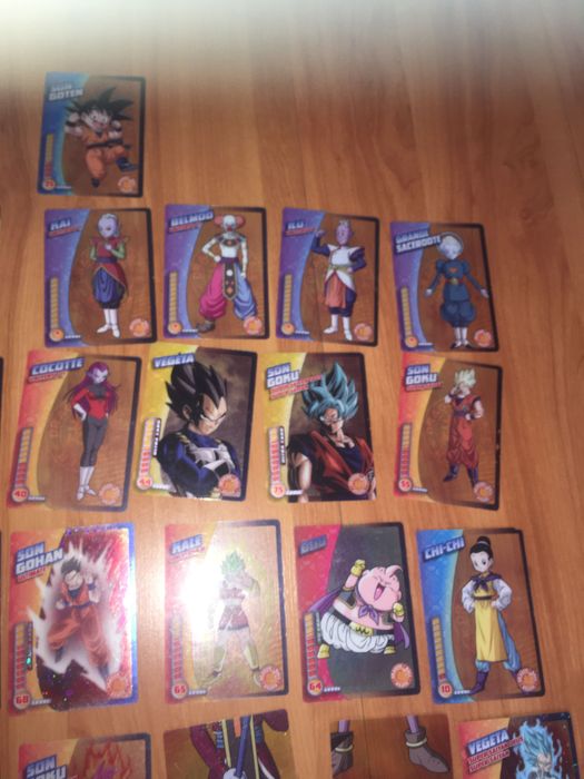 Cartas dragon ball panini