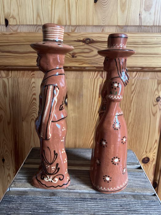 Sprzedam kultowe świeczniki ceramiczne Kamionka Łysa Góra