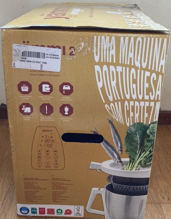 Robô de cozinha YÄMMI 2 Upgrade White- novo, 1 ano e meio de garantia