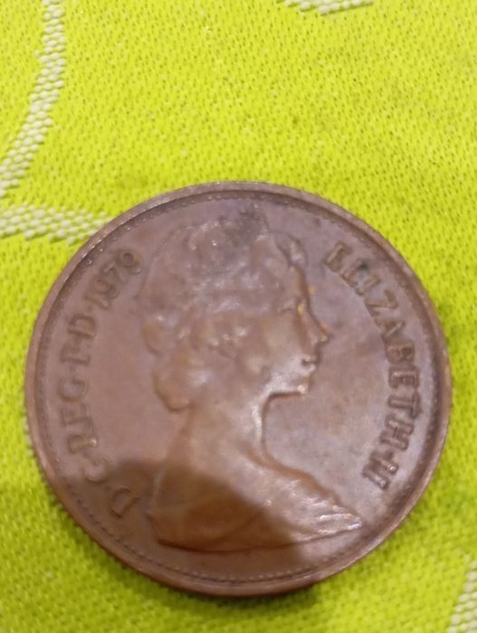 Moeda 2 New Pence 1979
