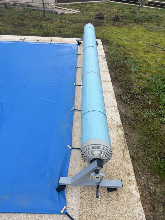 Enrolador e tolde de aquecimento