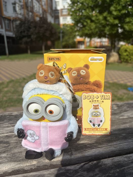 Колекційна м’яка іграшка з кільцем Pop Top 52Toys Bob and Tim Посіпаки