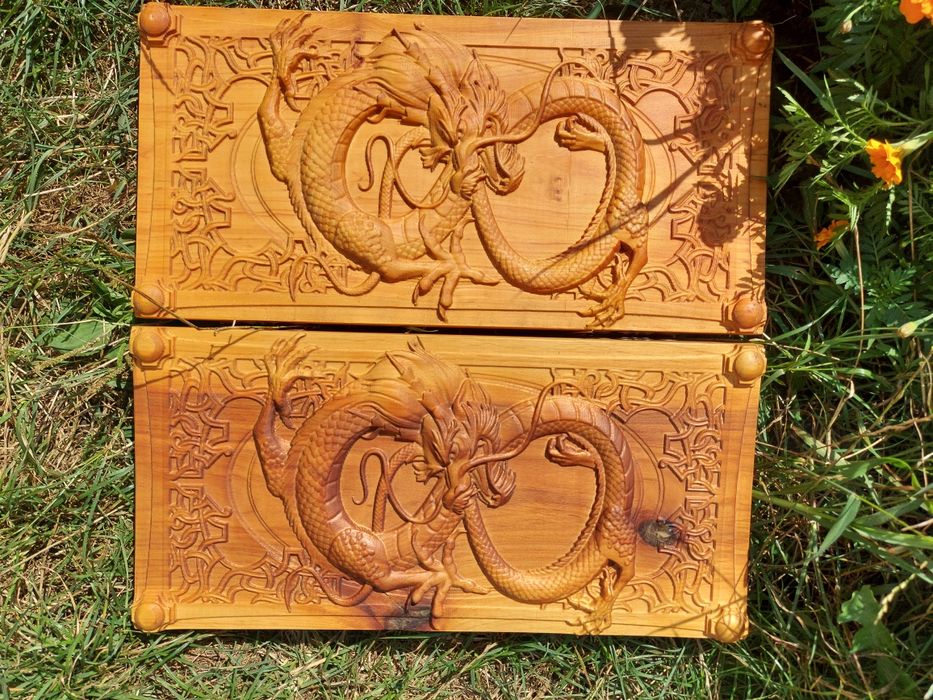 Деревянные нарды ручной работы