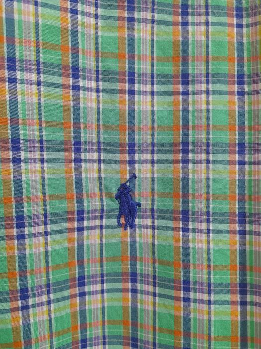 Сорочка чоловіча Polo by Ralph Lauren у яскраво-зелену клітинку р. XL