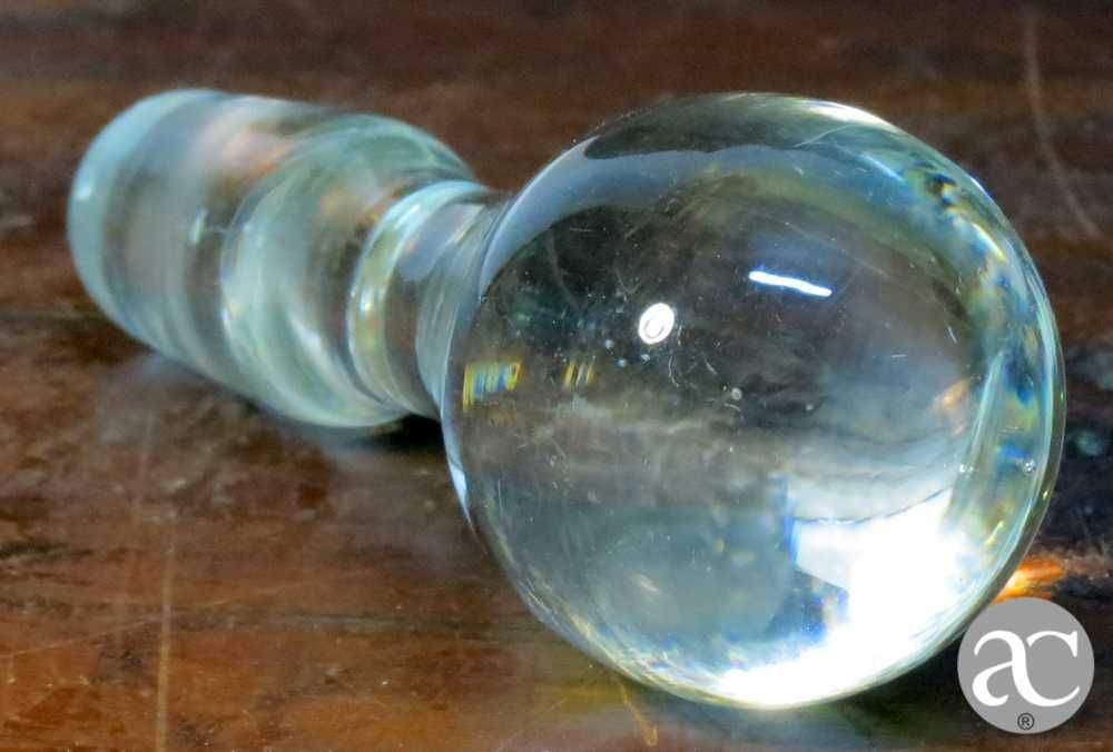 Garrafa “ART DÉCO” em vidro com rolha