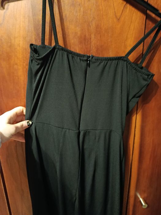 macacão preto justo