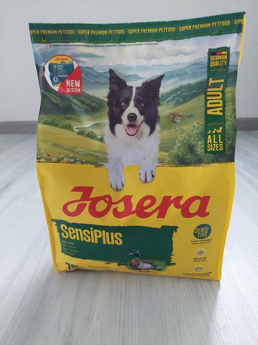 Josera SensiPlus sucha karma dla psów z wrażliwym układem pokarmowym.
