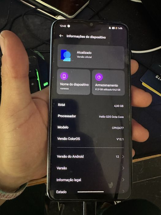 Vendo oppo A17 novo