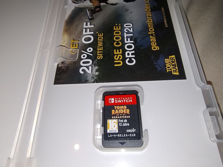 Tomb Raider IV - V -VI para Nintendo switch