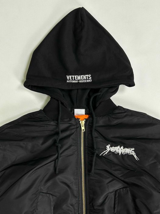 Бомбер Vetements Total Fucking Darkness Bomber Jacket MA-1