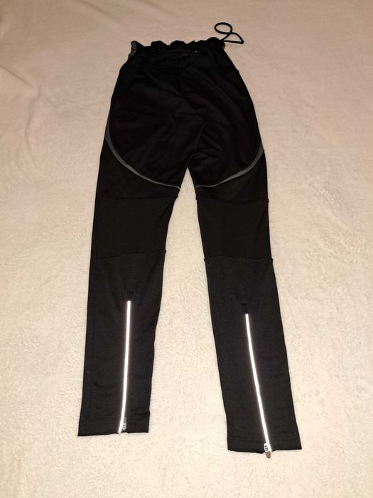 Dresy- legginsy XS czarne z odblaskami Stormberg