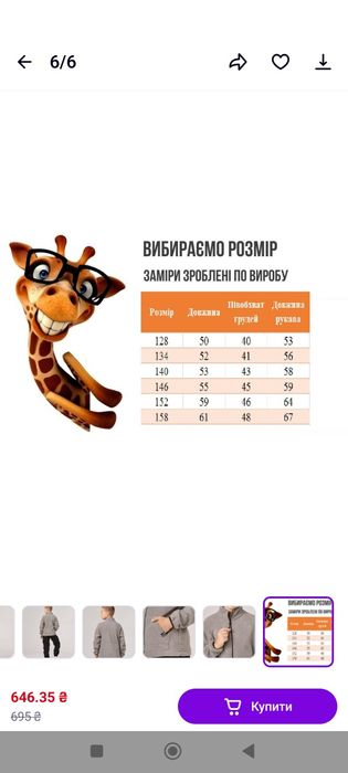 Кофта флісова дитяча