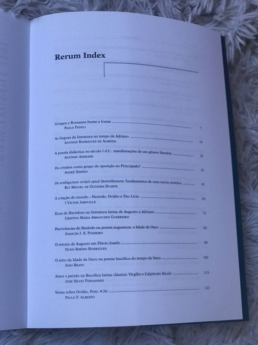 Livro- “ De Augusto a Adriano”- Atas de Colóquio