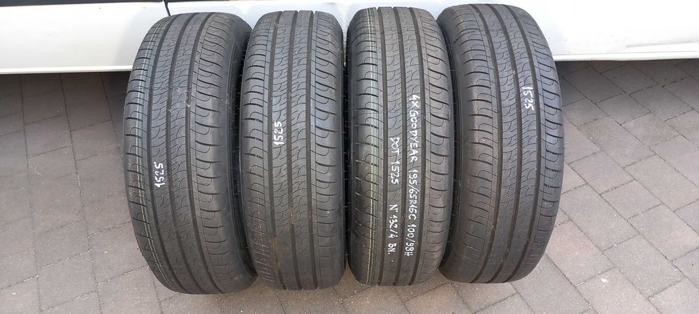 Nowe opony letnie 4x GOODYEAR GRIP CARGO 195/65R16C 100/98H , 04.2025r.