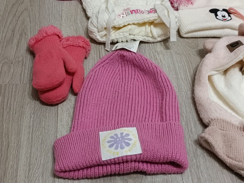Лот шапки/шапочки/зима+ подарок