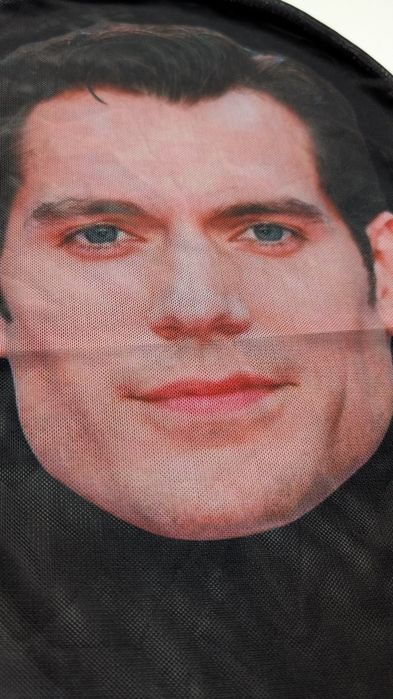 Маска на голову Генри Кавилл лицо актера балаклава супермен