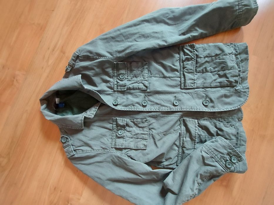 Піджак/ курта джинсова жіноча хакі