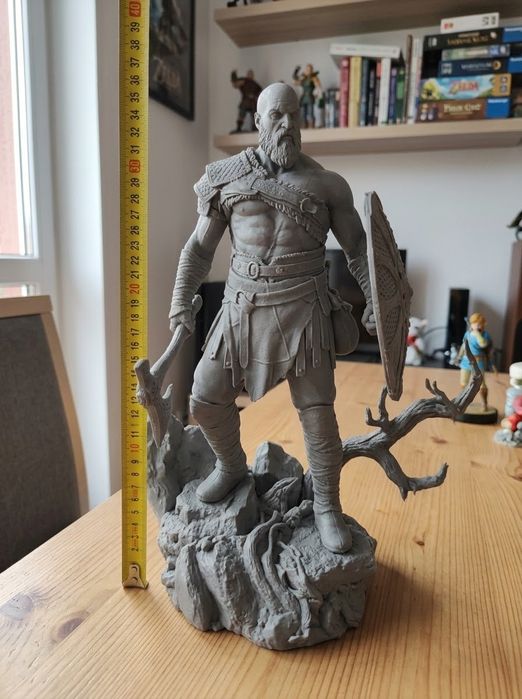 Duża figurka Kratos (God of War) - z własnej kolekcji (~33 cm)