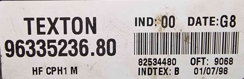 Módulo Eletrónico 96335236.80 - CITROËN XSARA