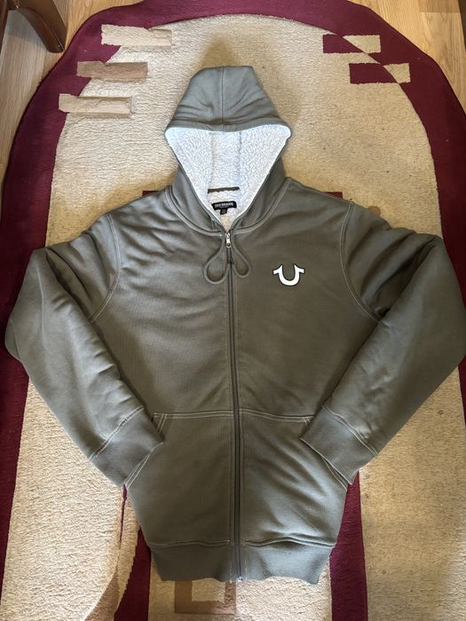 Утепленная кофта !True religion!