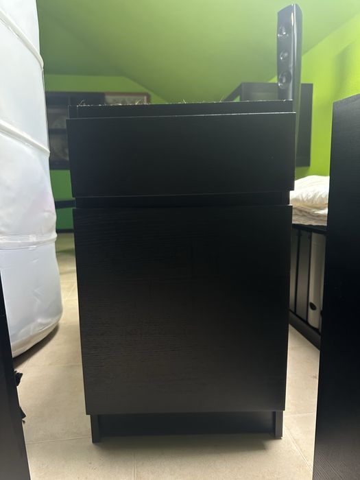 Secretaria Ikea Malm Preta