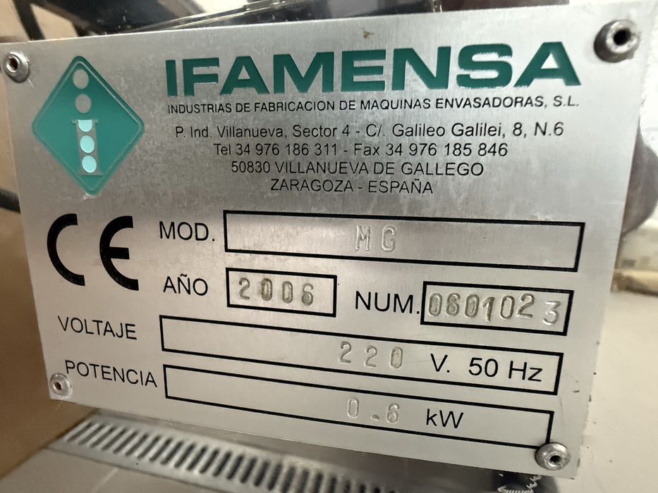 Linha semi-automatica rotuladora