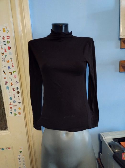 Bluzeczka Xs/s brązowa
