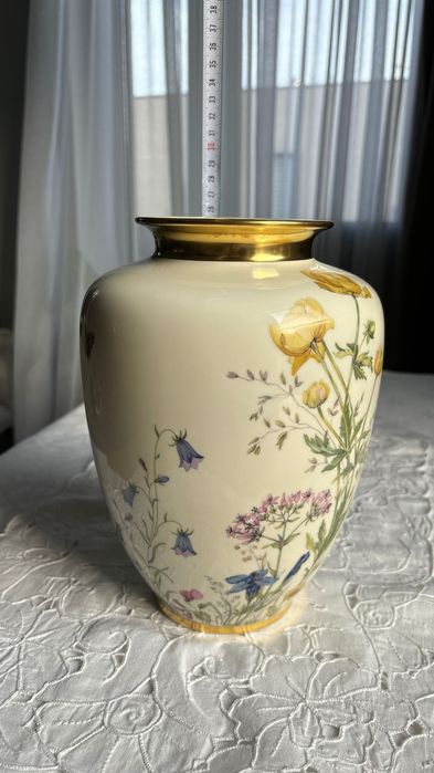 Krautheim Łączka wazon Wiesengrund 25 cm duży