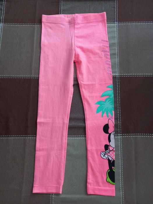 Legginsy dziewczęce, Minnie, jednorożec, rozmiar 110 Zestaw