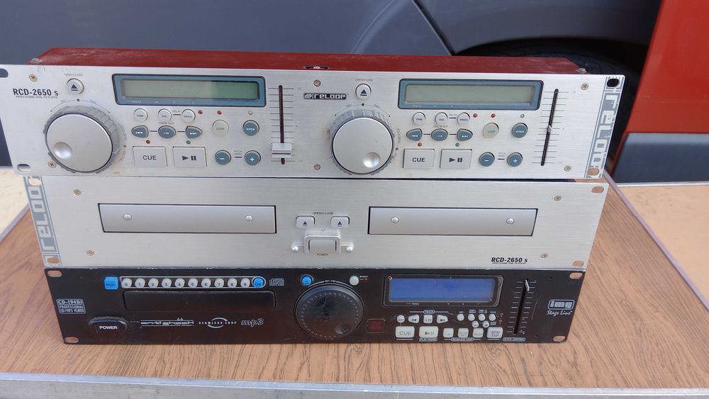 Konsola DJ mikser audio odtwarzacz CD - niedrogo sprzedam