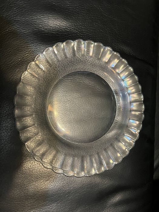 Pratos em pirex transparente, de sopa , rasos e de sobremesa.