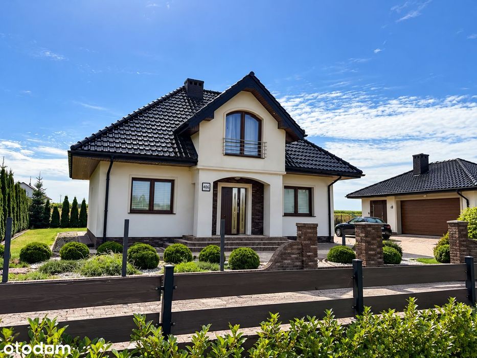 Dom 147m2 +duży garaż 90m2 5 pokoi blisko Konina