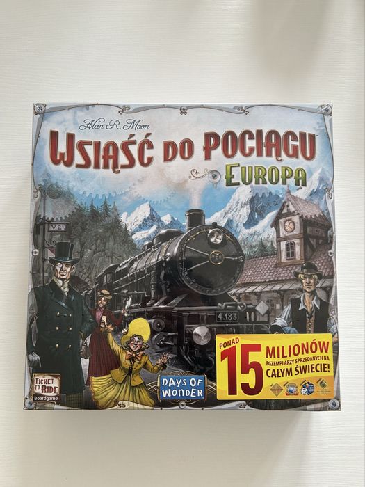 Gra Wsiąść do pociągu Europa nowa w folii